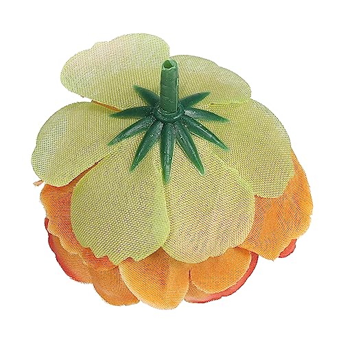 PATIKIL Artificial Flower Head, 30 Pcs Fake Flowers Heads Bulk Silk Peony Heads Simulation Flower for Bouquets Wreaths Wedding Decor, Caramel - Image 3