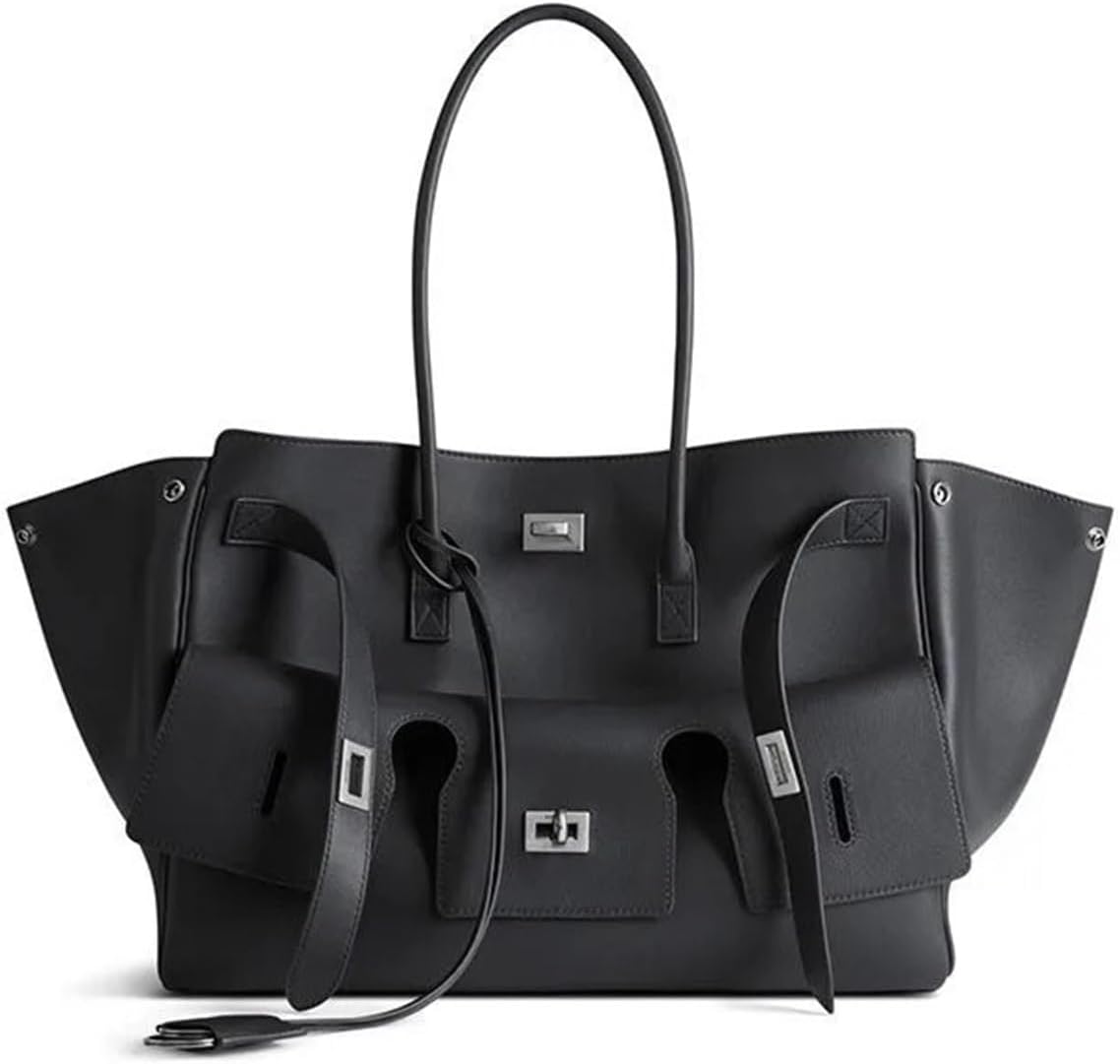 Compatible For Women's Bag Fashion Simple Handbag Large Capacity Commuter Shoulder Tote - Image 2