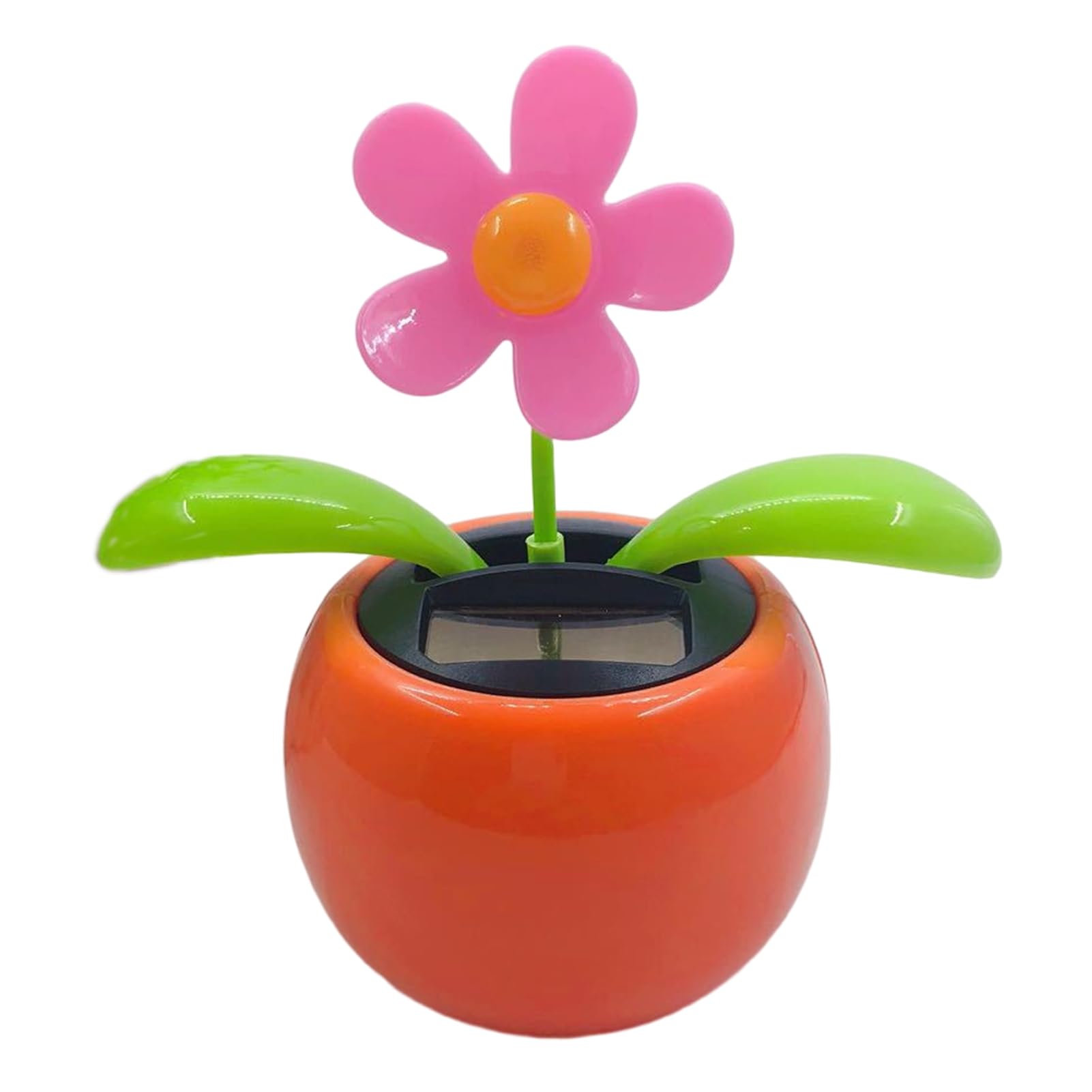 ulafbwur Vehicle Ornament Car Ornament Funny Solar Powered Cartoon Vibrant Ornamental Decoration Gifts Automobile Dashboard Dancing Flower Swinging Toy for Car Dashboard Ornament