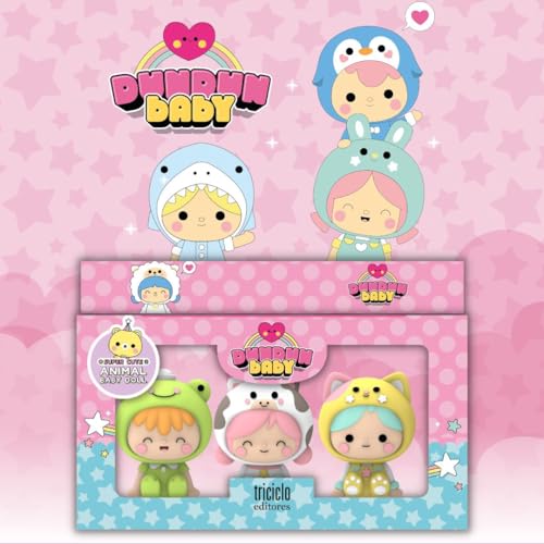 Triciclo Editores DundunBaby “Pack de 3” | Bebés Animalitos |Juguetes Coleccionables de...