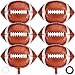 6 Pcs Football Balloons,27 Inch Football Foil Mylar Balloons,Football Birthday Party Decorations for Boys Men Football Fans Sport Themed Football Themed Birthday Party Decorations Supplies