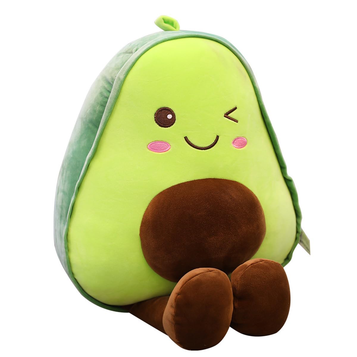 LGWJHCY Avocado Doll, Avocado Throw Pillow Plush Toy, Kawaii Fruit Plushie, Cute Avocado Plush Toy Doll