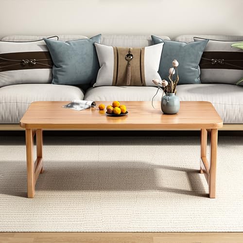 Table d'appoint pour s'asseoir sur le sol YVYKFZD avec plateau pliable bois pour tatami