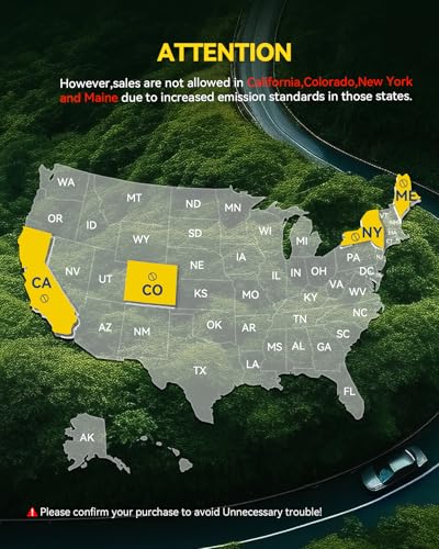 PHILTOP Conversor catalítico de substituição de alto fluxo para Impala 2006-2011 3,5L, Monte Carlo 2
