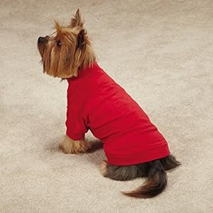 Zack & Zoey Basic Tee Shirt for Dogs, 20″ Large, Red