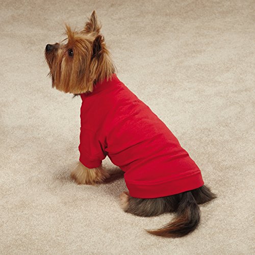 Zack & Zoey Basic Tee Shirt for Dogs, 20″ Large, Red Zack & Zoey Basic Tee Shirt for Dogs, 20″ Large, Red