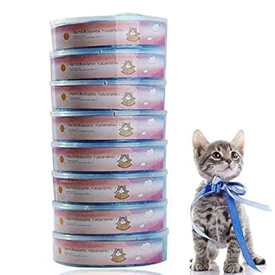 ALETO Pack of 8 Refill cassette for Litter Locker II, cat Litter Disposal System