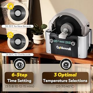 Nettoyeur Ultrasonique de Disques Vinyles 6L Max. 10 Disques 49khz Affichage LCD Minuterie 3-15 Min 25/30°C Fonction de Chauffage Rotation Automatique pour Disque 10/12″ Séchage Automatique 18Min - Les Beatles, Paul McCartney, John Lennon, RIngo Starr, George Harrison Nettoyeur Ultrasonique de Disques Vinyles 6L Max. 10 Disques 49khz Affichage LCD Minuterie 3-15 Min 25/30°C Fonction de Chauffage Rotation Automatique pour Disque 10/12" Séchage Automatique 18Min – Image 4