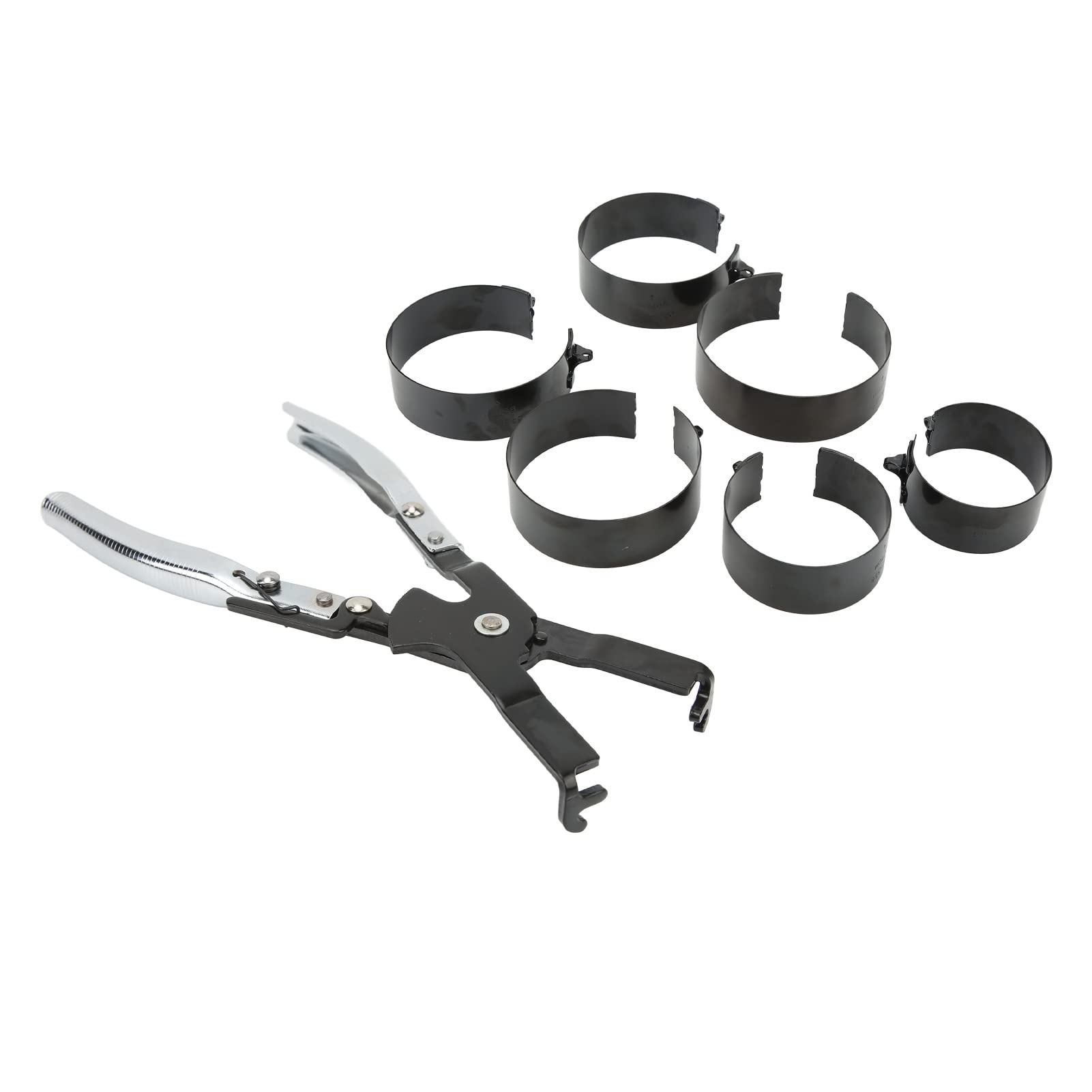 Set di compressori per fasce elastiche, misura universale per 6 bande, pinze di riparazione per installatore di pistoni, strumento di manutenzione automatica
