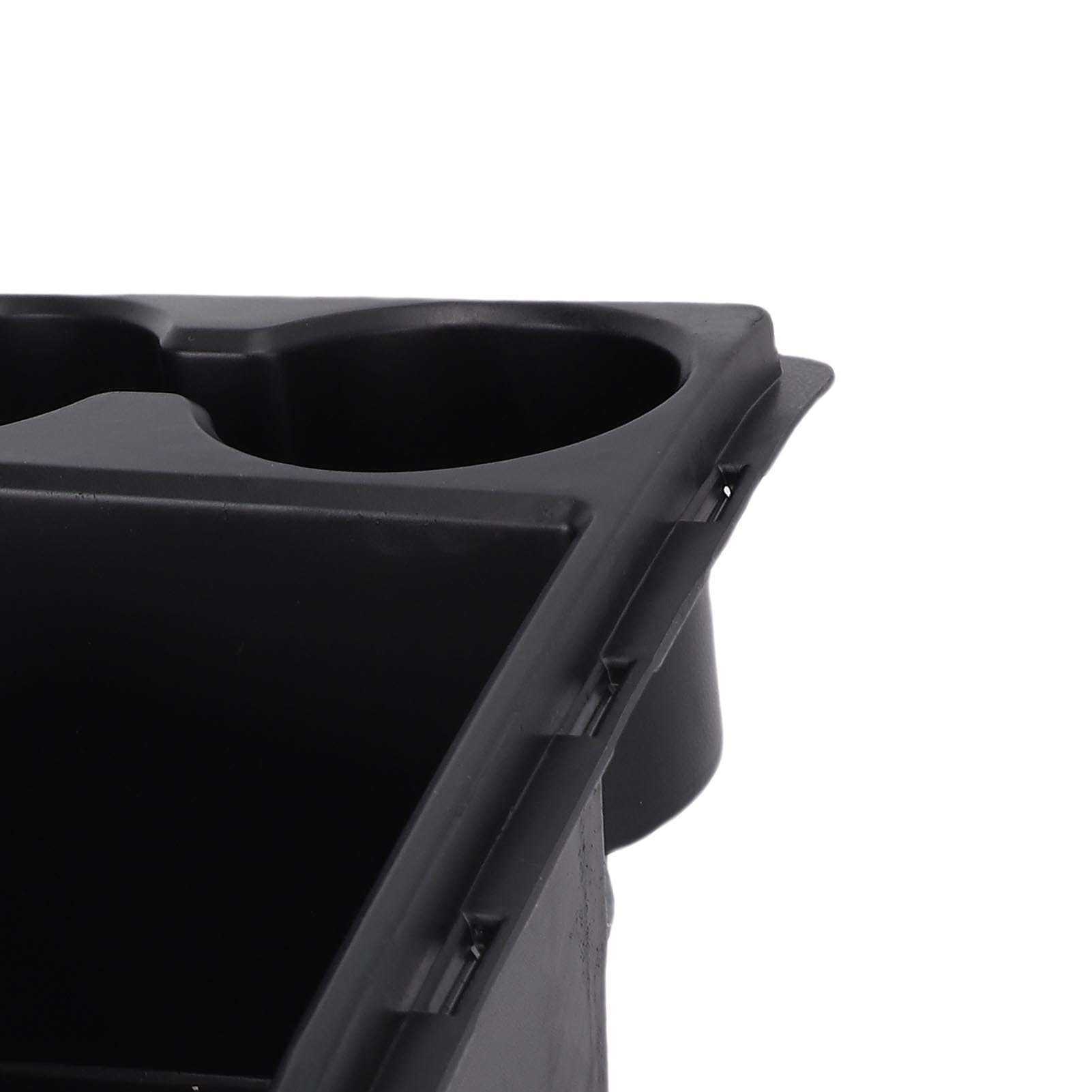 Drfeify Vassoio Organizer per Console Centrale Vassoio per Console Centrale in Plastica Portabicchieri OEM 1QR15DX9AA Aggiunge Spazio 2 in 1 per Telefoni e Bevande Adatto per 1500 2500 3500 2010 2016