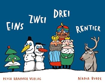 Hardcover Eins zwei drei Rentier [German] Book