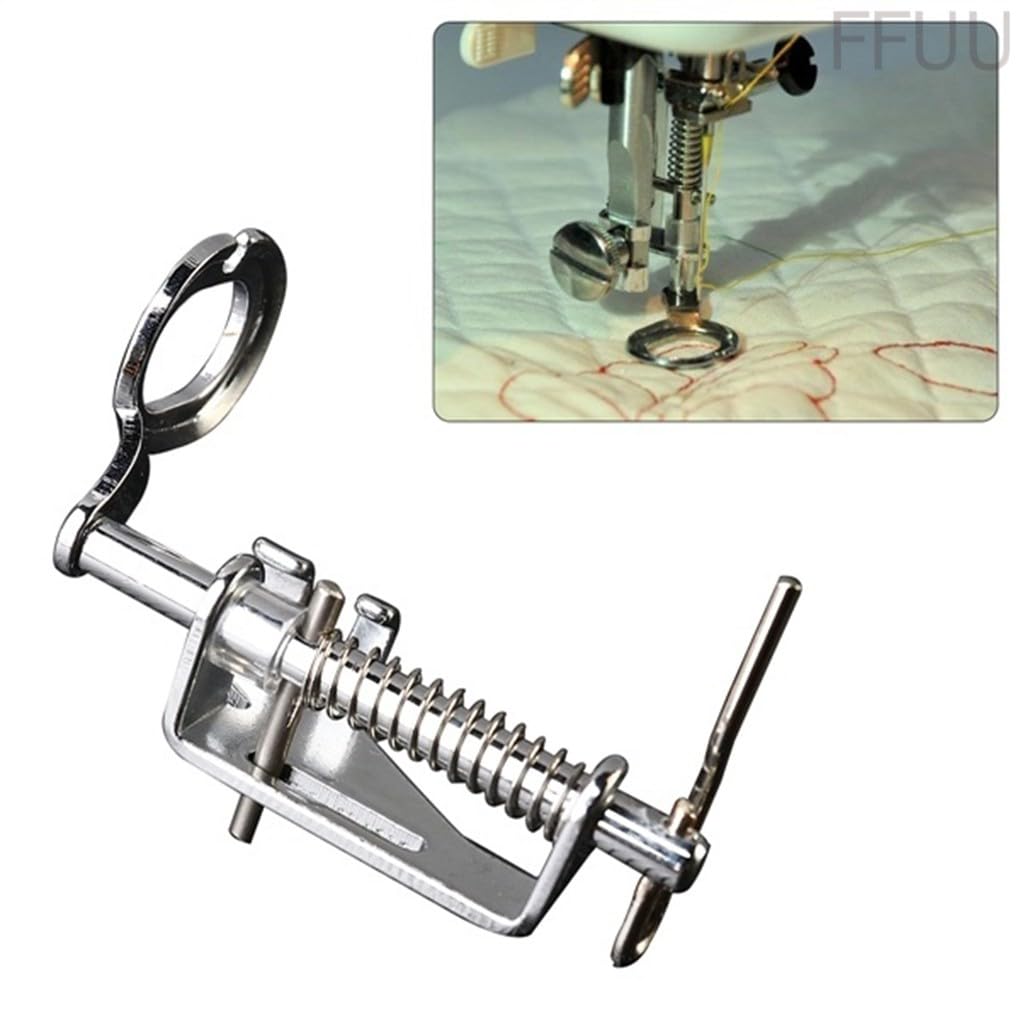 Generic Universal Quilting Embroidery Presser Foot for Sewing Machine (Silver)-image-26