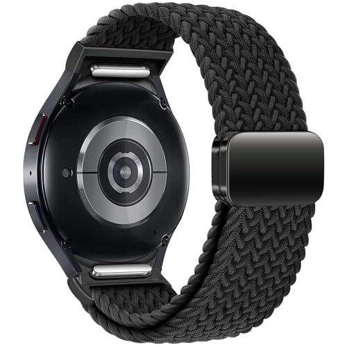 Bracelet Galaxy Watch 6 Watch 4 Classic tressé nylon avec boucle magnétique