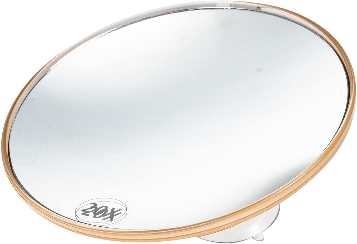 Beavorty Suction Cup Makeup Mirror 20x Magnification Compact Magnified Travel Mirror for Women