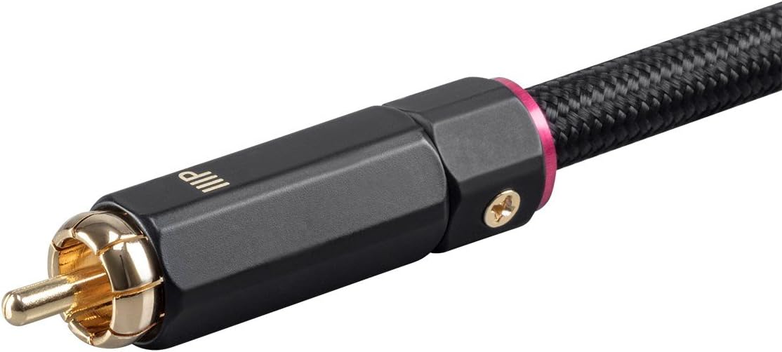 Monoprice 1-Male to 2-Female RCA Y-Adapter - 1 Feet - Black & Onix Series Digital Coaxial Audio/Video RCA Subwoofer CL2 Rated Cable