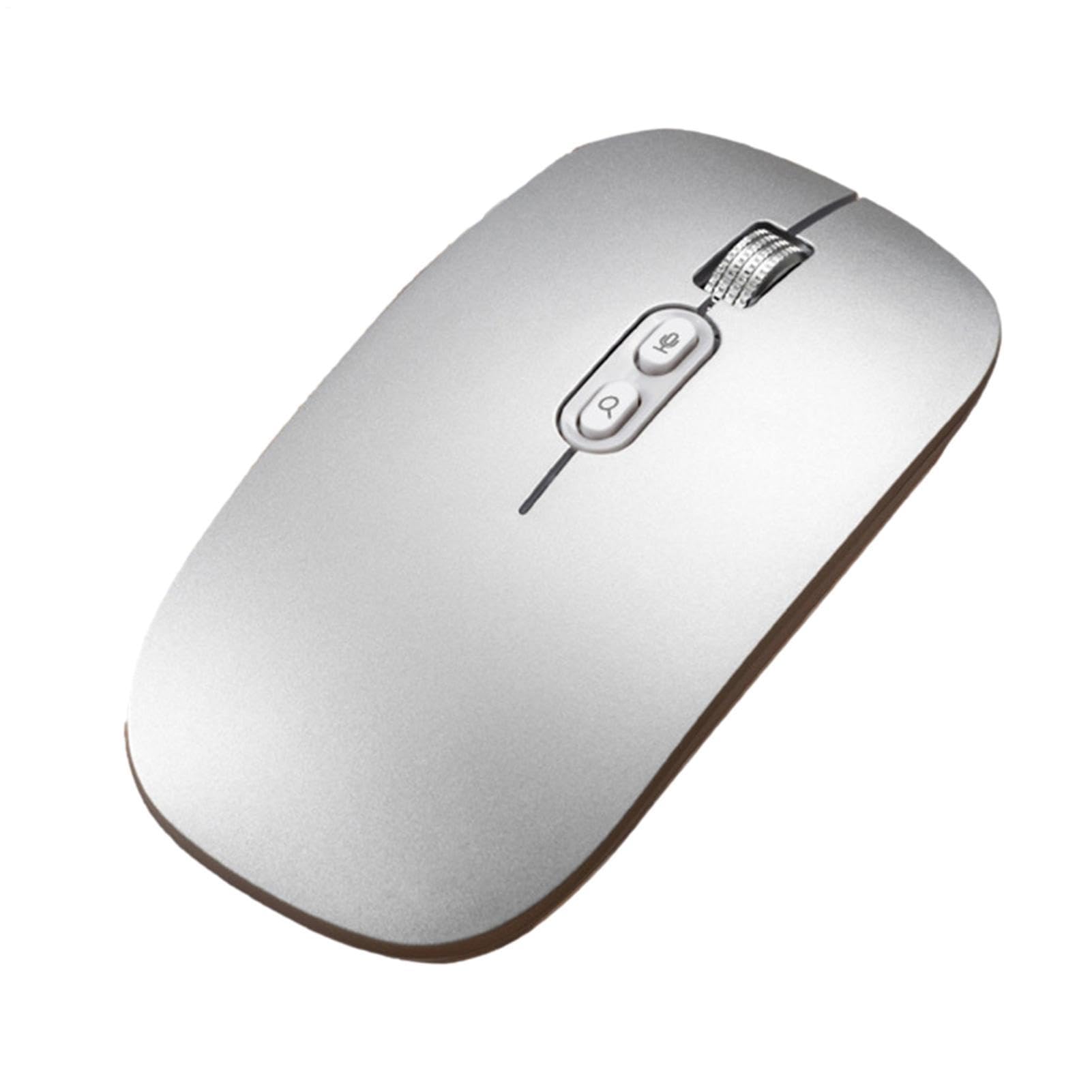 Wireless Mouse for Laptop | 2.4G Voice Typing Mouse | 1600DPI, Silent Click, Voice Recognition/Search/Input, Portable 28 Languages Translator for PC Laptop