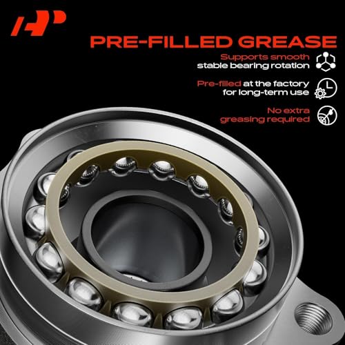 Image of A-Premium Front Left & Right Steering Knuckle & Wheel Bearing Hub Assembly