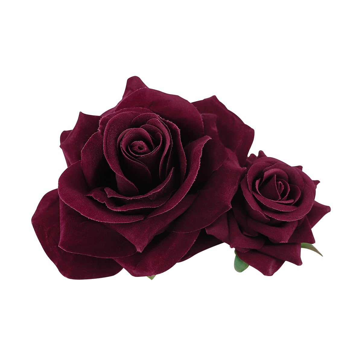 Geyoga 6 Pcs Red Rose Flower Hair Clip & Comb Set - Bridal Wedding Flower Hair Accessories For Women & Girls | Buy Now With Express International Delivery - View #2