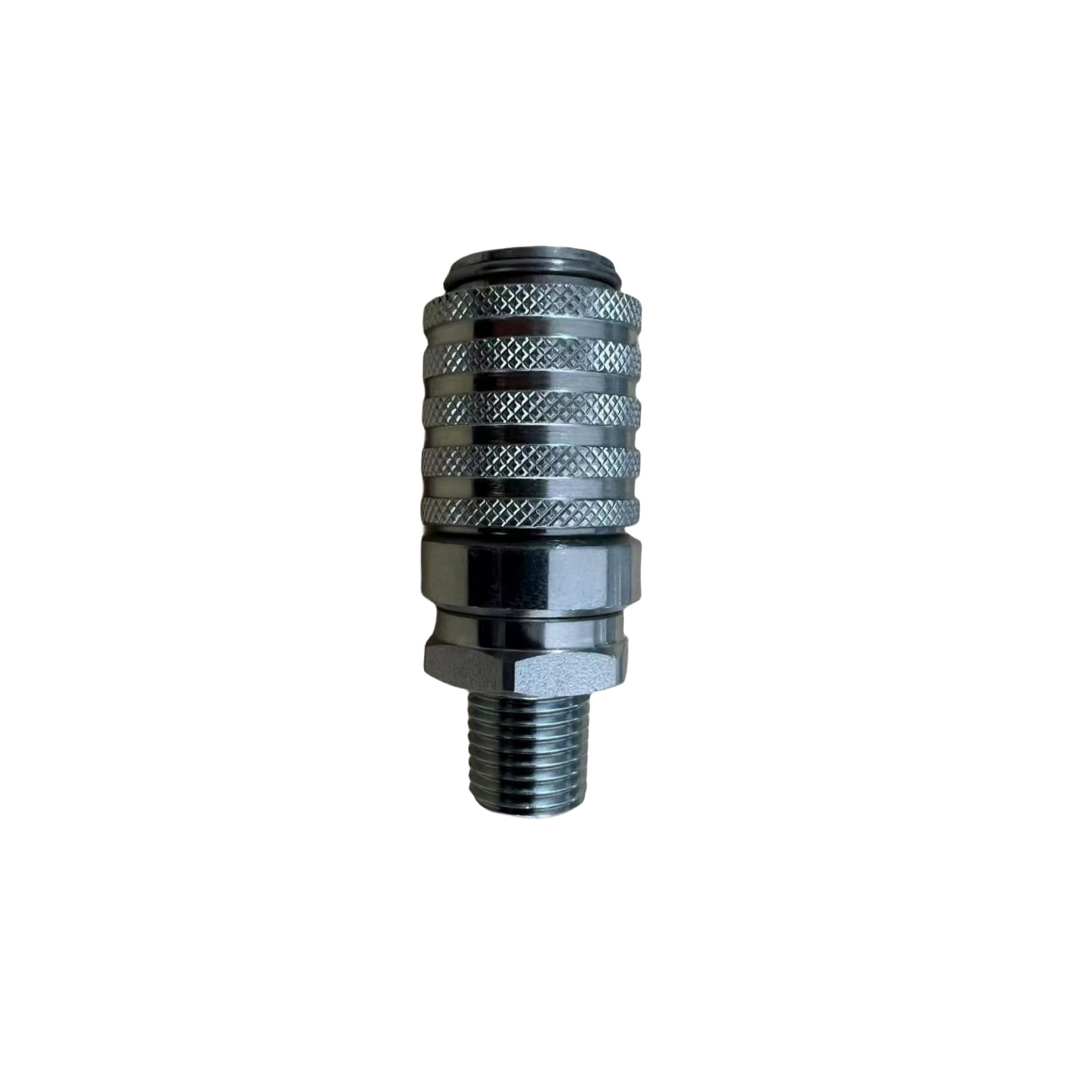 Seria PD243 PK Style Steel Test Port i sprzęt diagnostyczny Szybkozłączka z gwintem męskim 1/20.3 cm Rozmiar ciała, 1/10.2 cm-18 Rozmiar gwintu NPTF, długość 5.7 cm - Heavy Duty