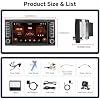 [2G+64G] Android Car Radio for VW Touareg 2004-2011 for Volkswagen T5 T6 Multivan 2004-2009 Wireless Carplay & Android Auto, 7 inch Touch Screen Bluetooth with Mirror Link GPS WiFi SWC FM/RDS/DSP