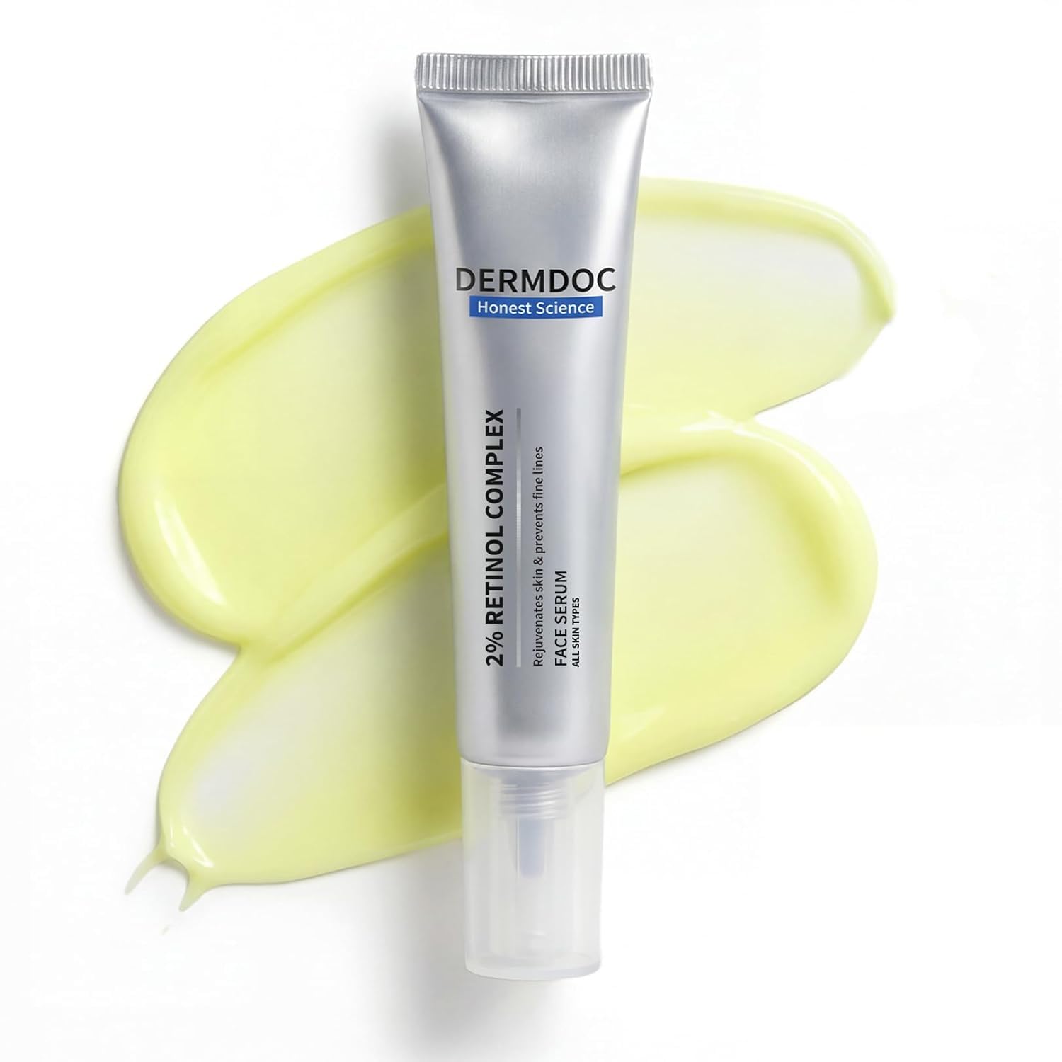 DermDoc 2% Retinol Face Serum, 12ml - Image 1