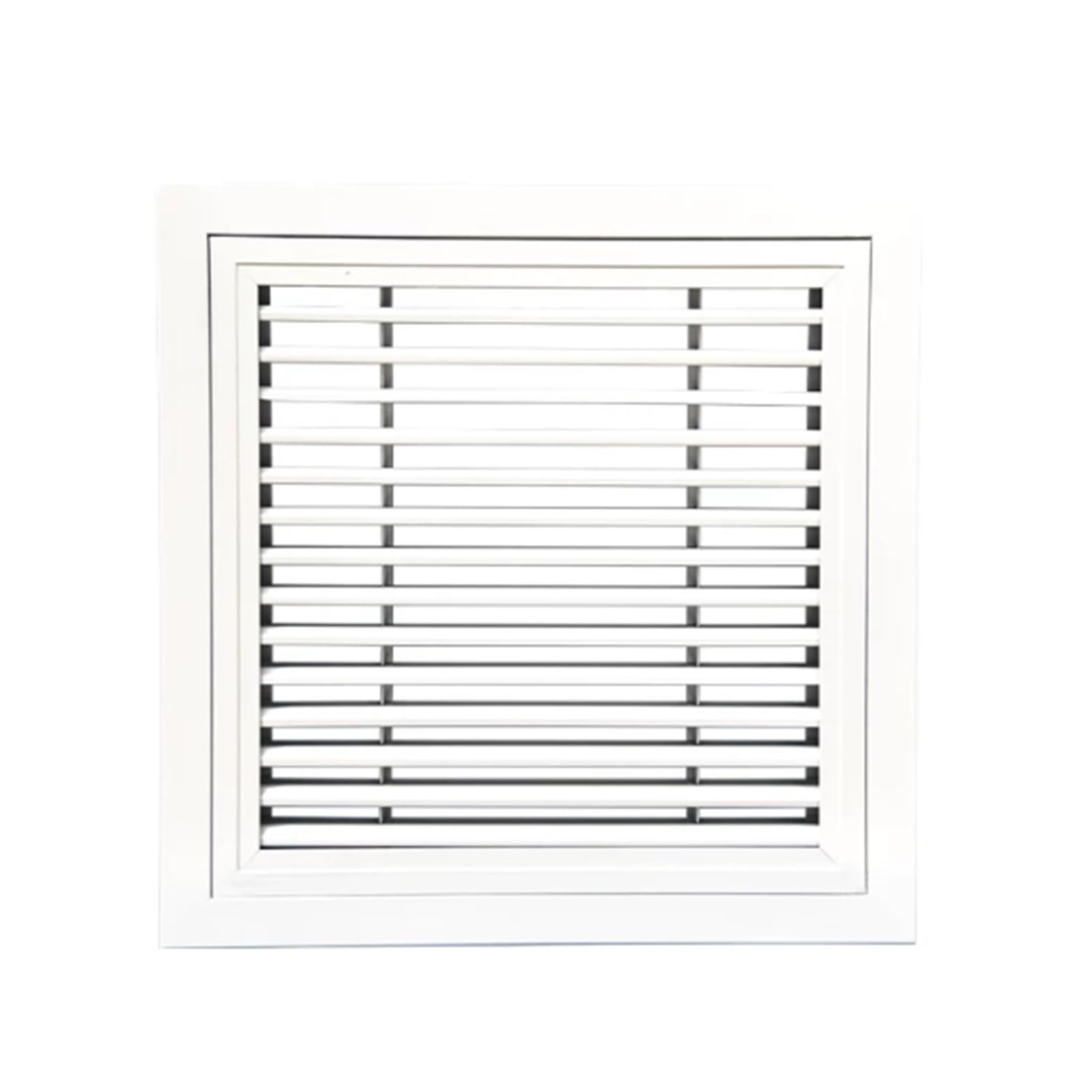 Grille d'aeration de pignon 50x50 cm en aluminium pour ventilation de placard