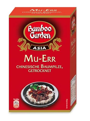 Bamboo Garden Mu-Err chinesische Baumpilze getrocknet (1 x 25 g) (Verpackungsdesign kann abweichen)