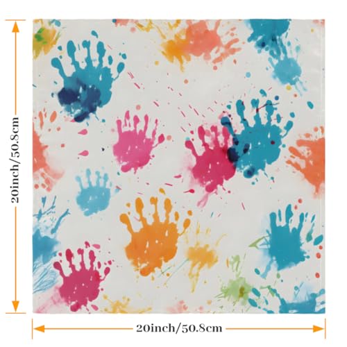 Servilletas de Tela Multicolor Set 6 50.5x50.5 cm miniatura 2