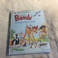BAMBI Friends Of The Forest 1975 A Little Compatible with Golden Book #107-46 Deer BAMBI Book B09V337MTJ Book Cover