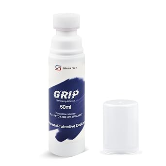 Siraya Tech Grip 3D Printer Bed Adhesive Stick - Universal Build Plate Glue for PPA, PEBA, Nylon, ABS, PLA, PETG - High Adhesion Prevents Warping - Thermal Activation & Easy Release - 50ml