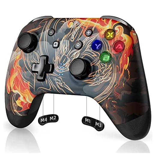 EasySMX Mando para Switch, Mando Switch Inalambrico, Controller for Switch con Wake Up/Programmable/Turbo/Gyro Axis/Doble Vibración/Luz Ajustables/600mAh Batería para Switch/Lite/OLED/Android/iOS/PC