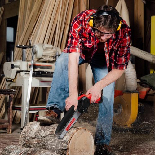 GARDTECH Mini Chainsaw 6 Inch, Cordless Portable Electric Chain Saw - image 7