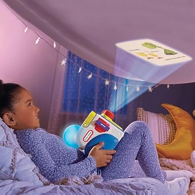 Little Tikes Story Dream Machine Duck, Duck, Dinosaur Story Collection, Storytime, Books, HarperCollins, Audio Play Character, Gift and Toy for Toddlers and Kids Girls Boys Ages 3+ Years