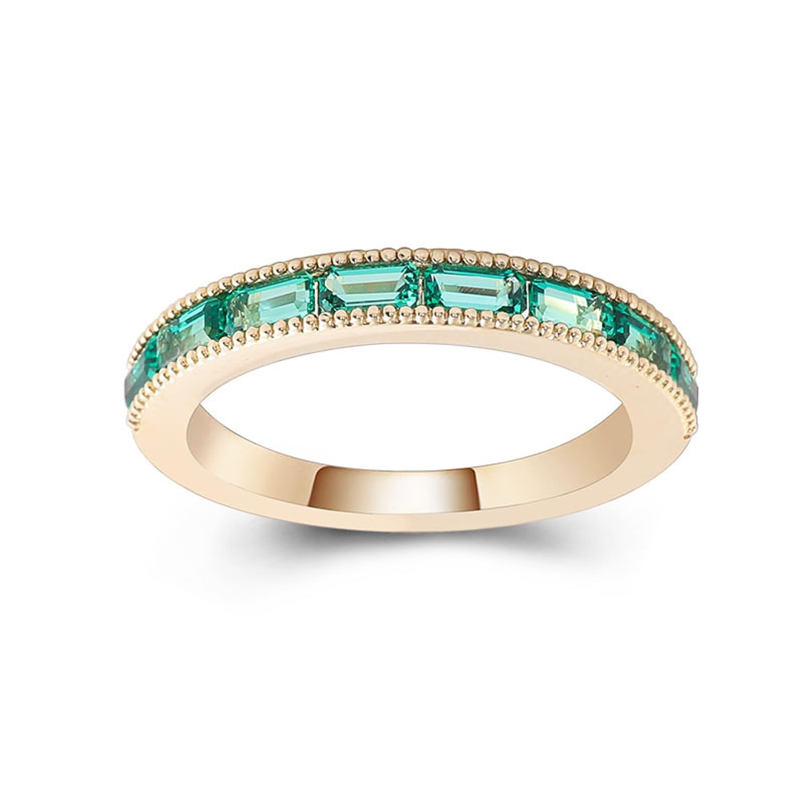 Anillos para mujer, anillo de compromiso de boda, joyería bohemia para mujer