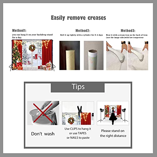 Ltlyh 7X5Ft Christmas Photography Backdrop Winter Christmas Window Decoration Backdrop Christmas Party Decorations Photo Backdrops Xmas Photo Booth Props Background 189 #TOP4