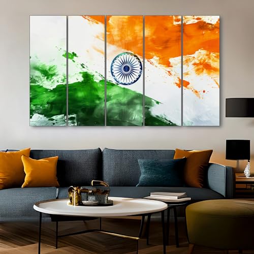 The Castle Decor Ashoka chakra Painting With Frame 5 Big Size (36x60) wall Art for Living Room,bedroom,drawing Room,hotels-digital Painting