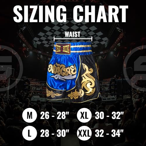 SIAMKICK Classic Muay Thai Shorts for Men Women Boxing Kickboxing High Grade MMA Fight Clothing Training Workout Trunks
