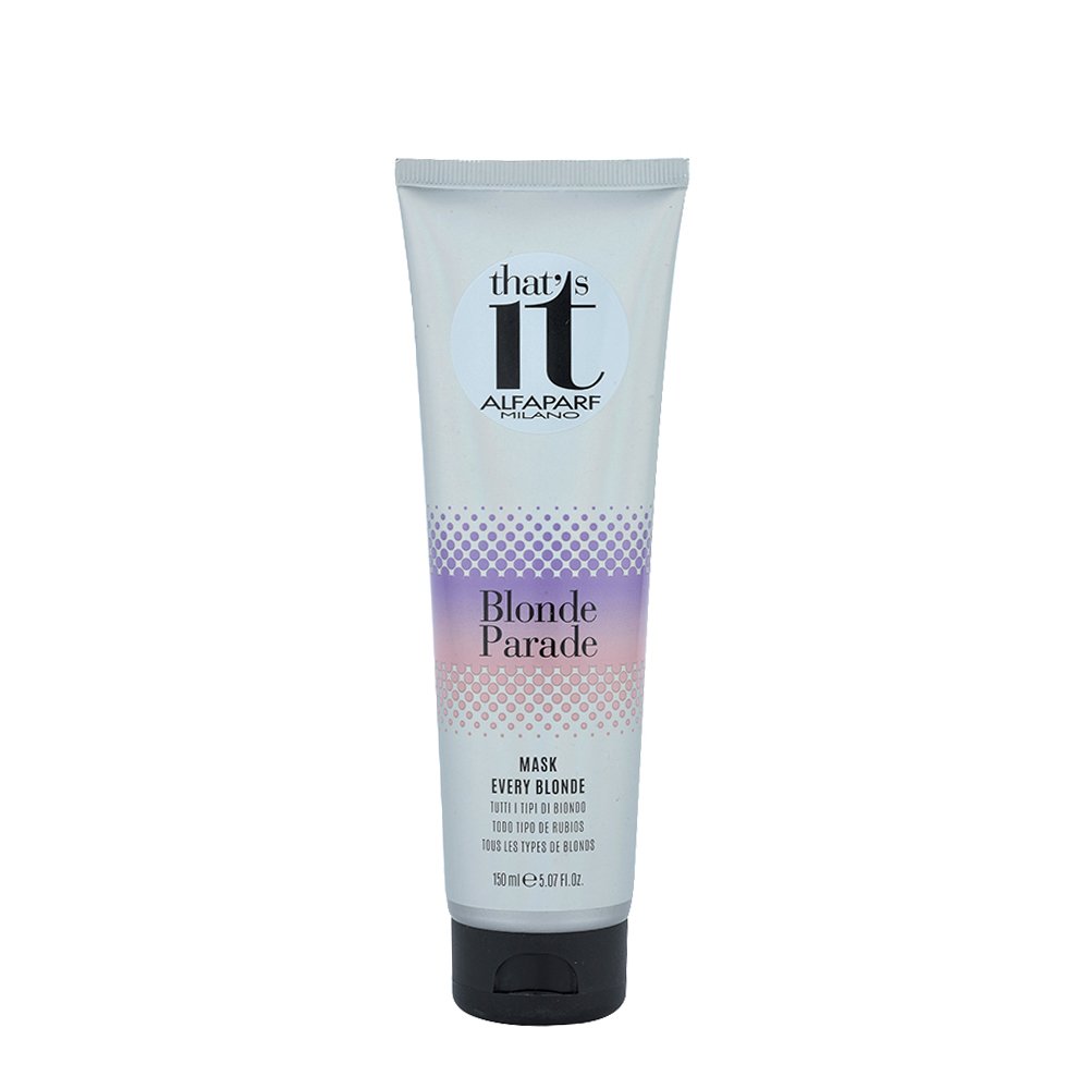 Alfaparf that's it blonde parade mask 150 mill mask for all types of blond