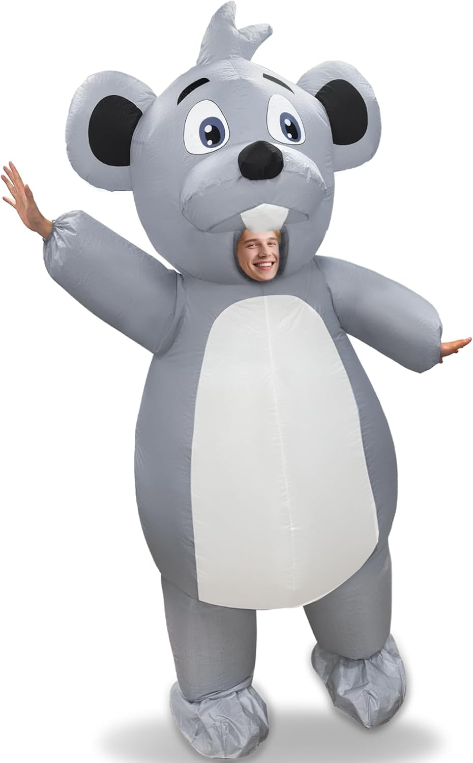 Camlinbo Adults Halloween Inflatable Costume, Full Body Blow up Costume for Halloween Cosplay Party Rat