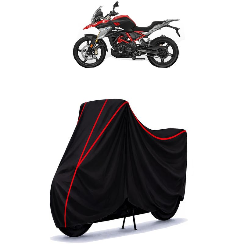 Image of G 310 GS Water Resistant Bike Cover for All Motorcycles & Scooters | Heavy Duty Premium Taffeta Fabric | UV Protection, Dustproof, Scratchproof | All Weather Two Wheeler Body Cover with Elastic Bottom
