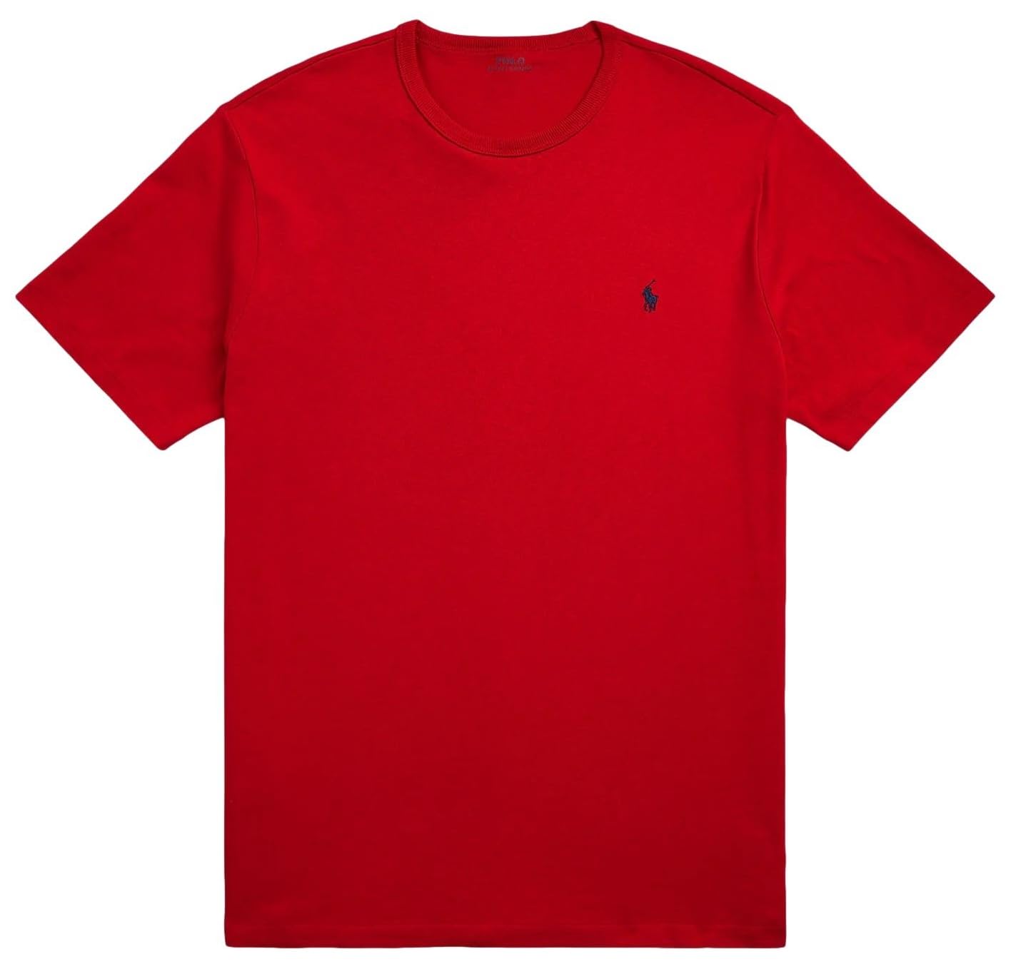 POLO RALPH LAUREN Men's Jersey Cotton Crew Neck T-Shirt, Ralph Lauren Red., XXL