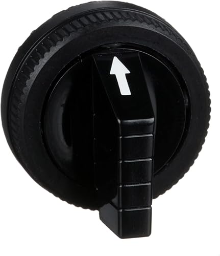Selector Switch Knob, Lever, Black, 30mm