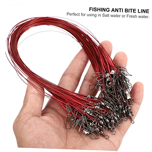 balacoo 100pcs cordón de pesca con accionadores miniatura 4