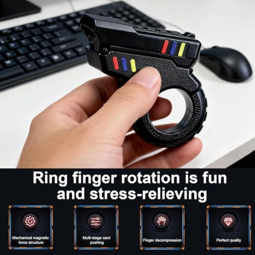 MBB Nutriwellness 3D Fidget Spinner Slider Toy Black - Image 6