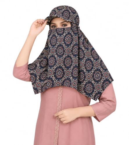 Image of Sun Protection Summer Wear Scarf Mask Face Cover Head Bandana For Women Girls Dupatta Hijab