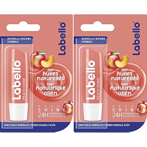 Labello Bálsamo labial Peach Shine 4,8 g Cover