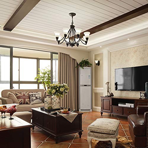 Rojoser Heavy Duty Canopy Kit And 3.2 Feet Pendant Light Fixture Chain For Chandelier Or Swag Light Fixtures,Vintage Black #TOP6