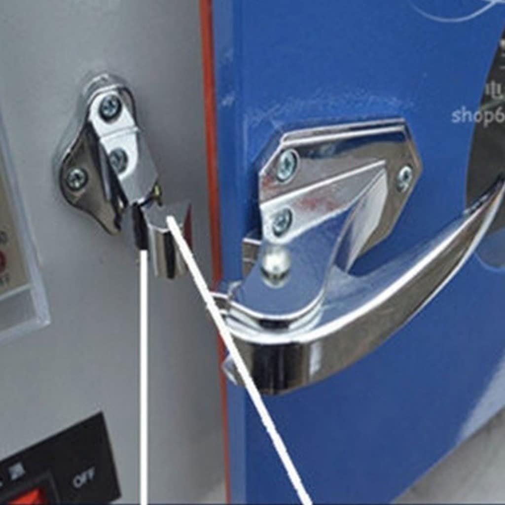Cold room handle latch,Walk-in Cold Storage Door Lock, Pressing Door Door Handle Industrial Lock Zinc Alloy Oven Stove Door Handle Drying Box Handle Hot Handle (Size : L) ( Color : Onecolor , Size : S