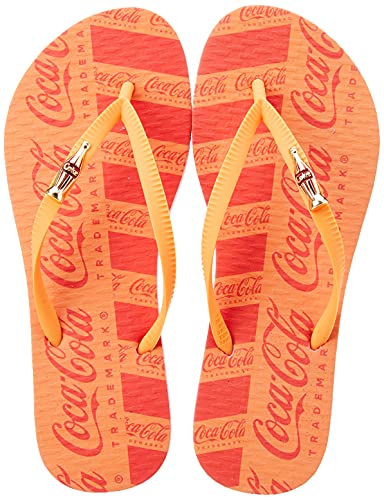 Sandálias Coca-Cola, Coca-Cola Straps, Rosa Claro/Pessego 2, Feminino, 36
