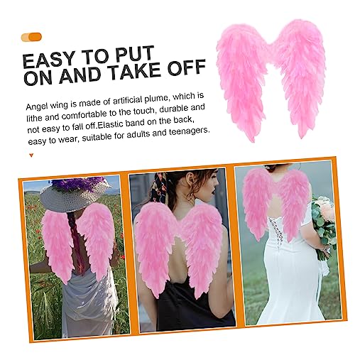 BESTOYARD 2 Peças Enfeites De Natividade De Asas De Anjo Para Crianças De Cosplay Asas De Faixa De C